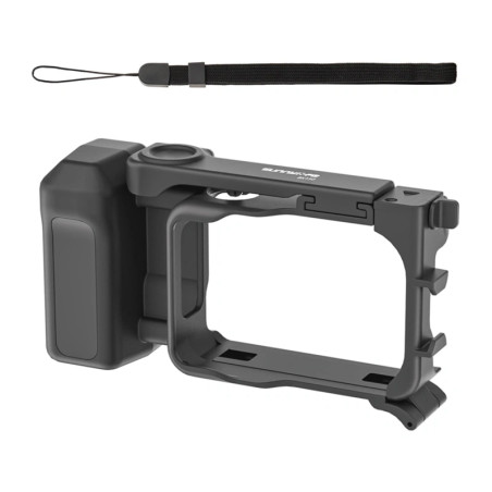 Sunnylife Kit Vlogging per Insta360 GO Ultra con Laccio e Attacco Cold Shoe Nero