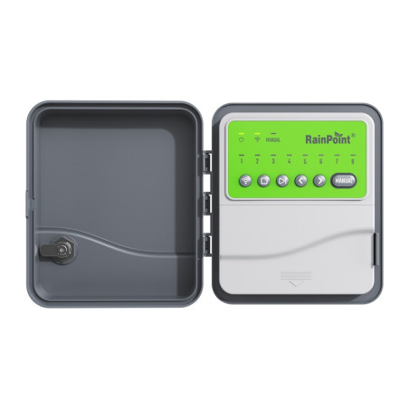 RainPoint Sistema di Irrigazione WiFi 8 Zone HIC1208W