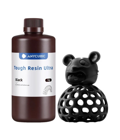 Resina per Stampa 3D Anycubic Tough Ultra Nera 1kg