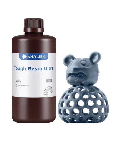 Resina per stampa 3D Anycubic Tough Resin Ultra Grigia 1kg