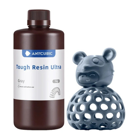 Resina per stampa 3D Anycubic Tough Resin Ultra Grigia 1kg