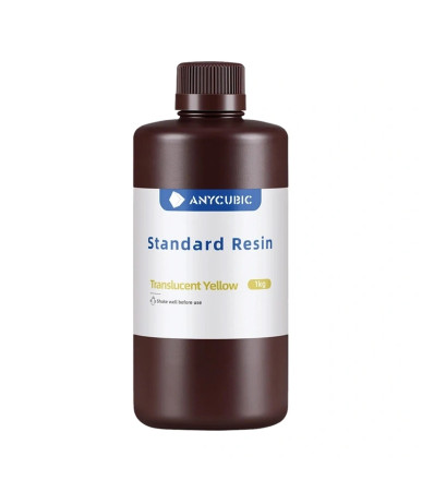 Resina per Stampa 3D ANYCUBIC Standard Trasparente Gialla 1kg