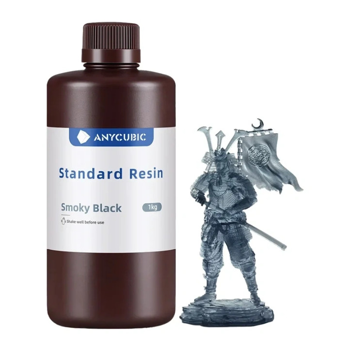 Resina per Stampa 3D Anycubic Standard Nera 1kg Resina per Stampa 3D Anycubic Standard Nera 1kg