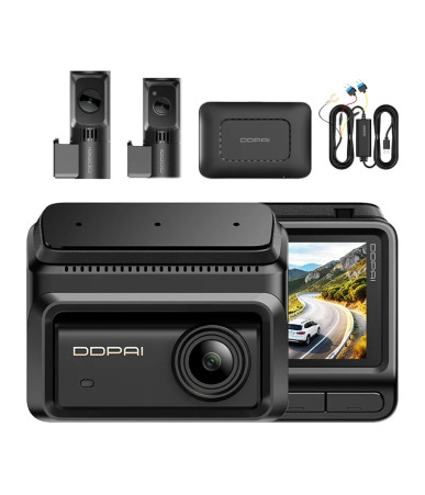 DDPAI Z90T Dashcam Tripla 4K+2K+2K con GPS e Wi-Fi