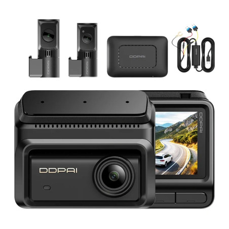 DDPAI Z90T Dashcam Tripla 4K+2K+2K con GPS e Wi-Fi