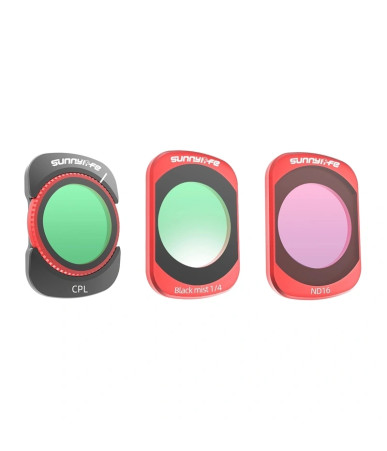 Sunnylife Filtri CPL ND16 1/4 Black Mist per Action Cam Pocket