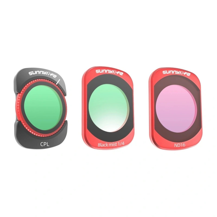 Sunnylife Filtri CPL ND16 1/4 Black Mist per Action Cam Pocket Sunnylife Filtri CPL ND16 1/4 Black Mist per Action Cam Pocket