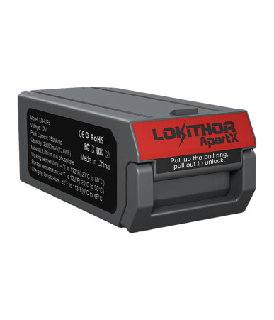 Lokithor ApartX LO-LIFE 2500A 51.2Wh Batteria LiFePO4