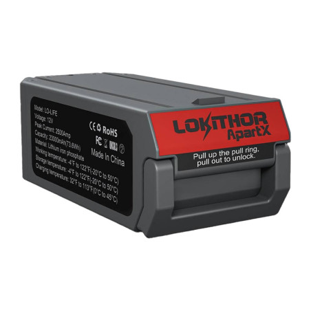 Lokithor ApartX LO-LIFE 2500A 51.2Wh Batteria LiFePO4