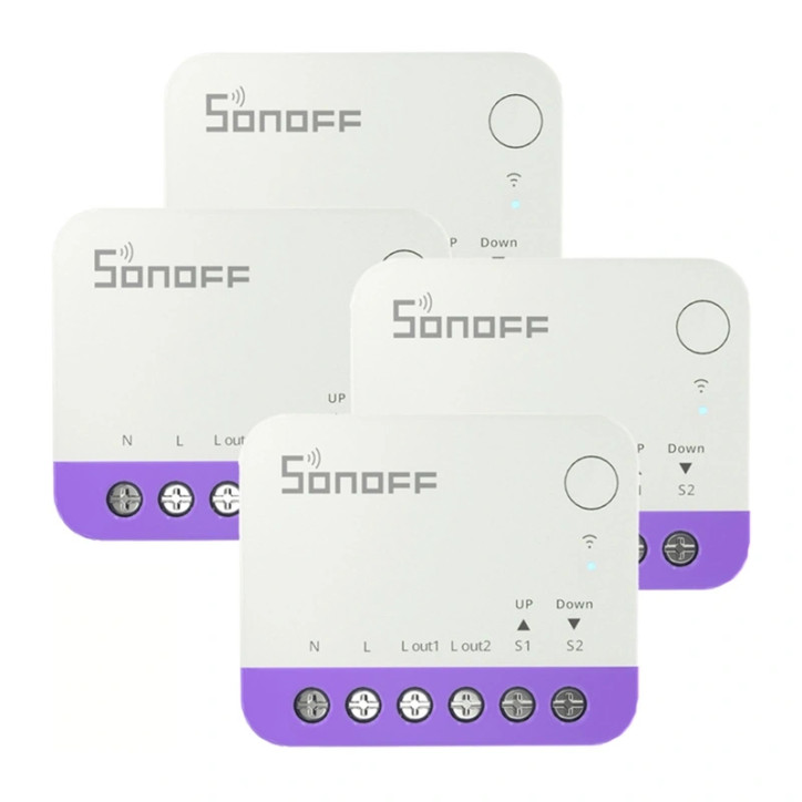 Sonoff MINI-RBS WiFi Smart Mini Interruttore Tapparelle (4 pz.) Sonoff MINI-RBS WiFi Smart Mini Interruttore Tapparelle (4 pz.)