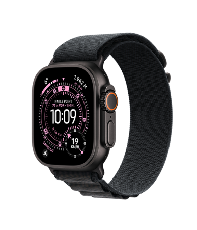 Watch Apple Watch Ultra 3 (2025) 5G 49mm Black Titanium Case with Alpine Loop M - Black