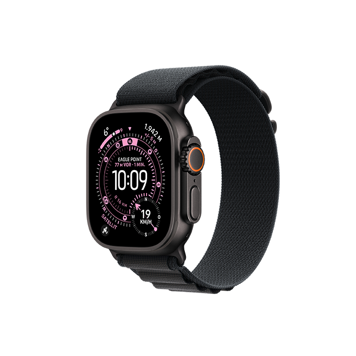 Apple Watch Ultra 3 49mm 5G Nero Titanio con Alpine Loop Nero