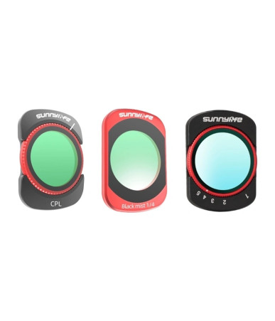 Sunnylife Set Filtri Pocket 4/3 1/4 VND CPL Nero