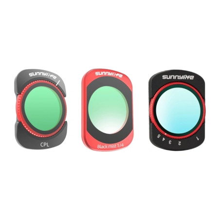 Sunnylife Set Filtri Pocket 4/3 1/4 VND CPL Nero