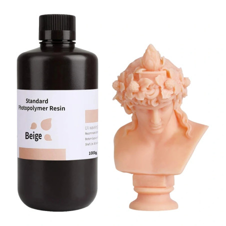 Resina per Stampa 3D ELEGOO Standard 1kg Beige