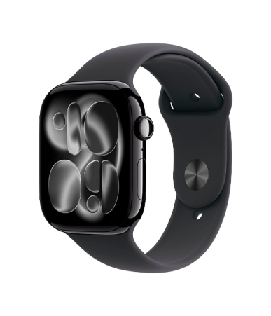 Apple Watch Series 11 GPS 46mm Nero Alluminio con Cinturino Sport Nero