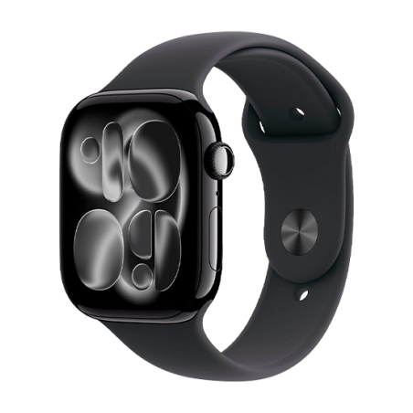 Apple Watch Series 11 GPS 46mm Nero Alluminio con Cinturino Sport Nero