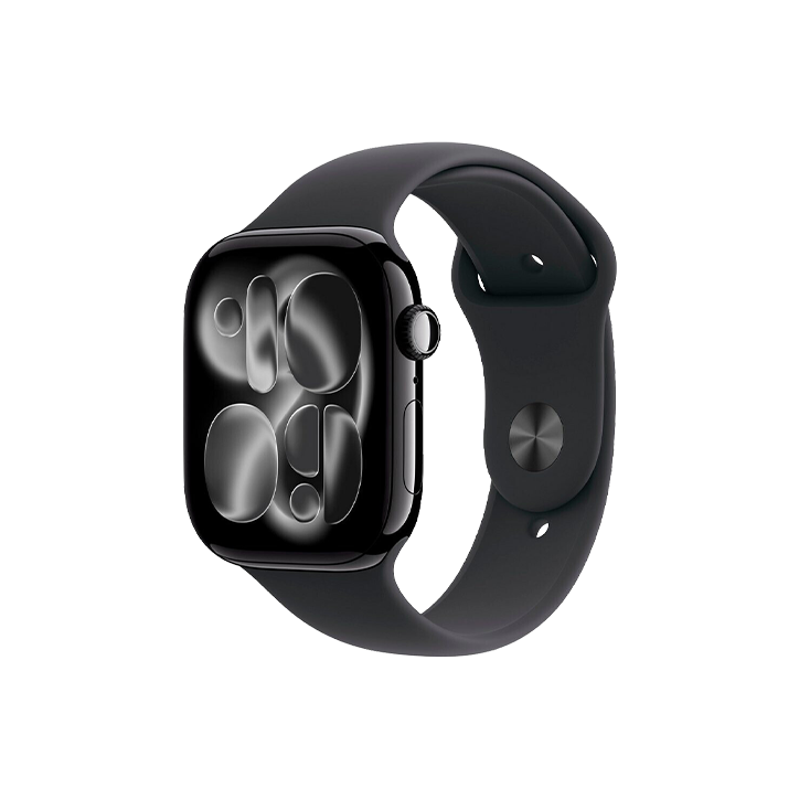 Apple Watch Series 11 GPS 46mm Nero Alluminio con Cinturino Sport Nero
