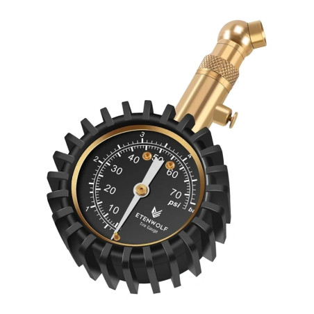 Manometro Pressione Pneumatici Etenwolf G200 0-75 PSI Analogico