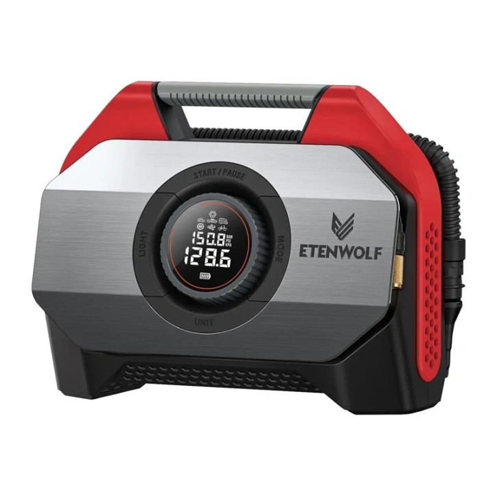 Etenwolf S6 Mini Compressore Portatile 19200 mAh Rosso Etenwolf S6 Mini Compressore Portatile 19200 mAh Rosso