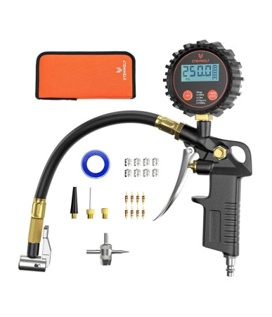 Etenwolf T500 Manometro Digitale per Pneumatici 250 PSI