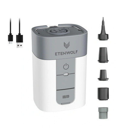 Etenwolf AIR 5 Pompa Elettrica Portatile 5200mAh Bianca