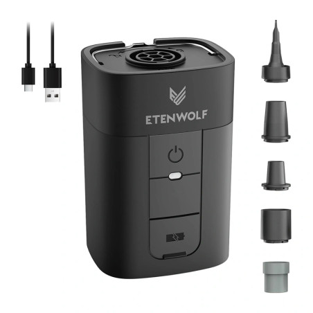 Pompa Elettrica Portatile Etenwolf AIR 5 5200mAh Nera