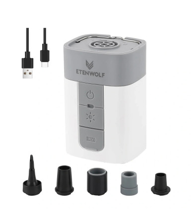 Etenwolf AIR 5 Pro Pompa Elettrica Portatile 10400mAh Bianca