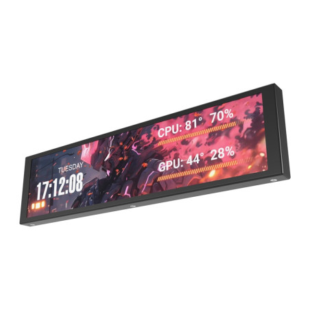 Monitor darkFlash V92 9.2" IPS 1920x462 Nero