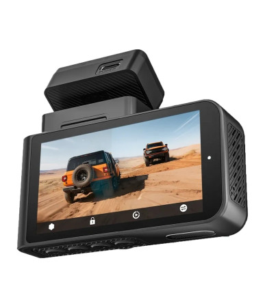 Wolfbox X3 Dashcam WiFi 2.5K + 1080p con 64GB