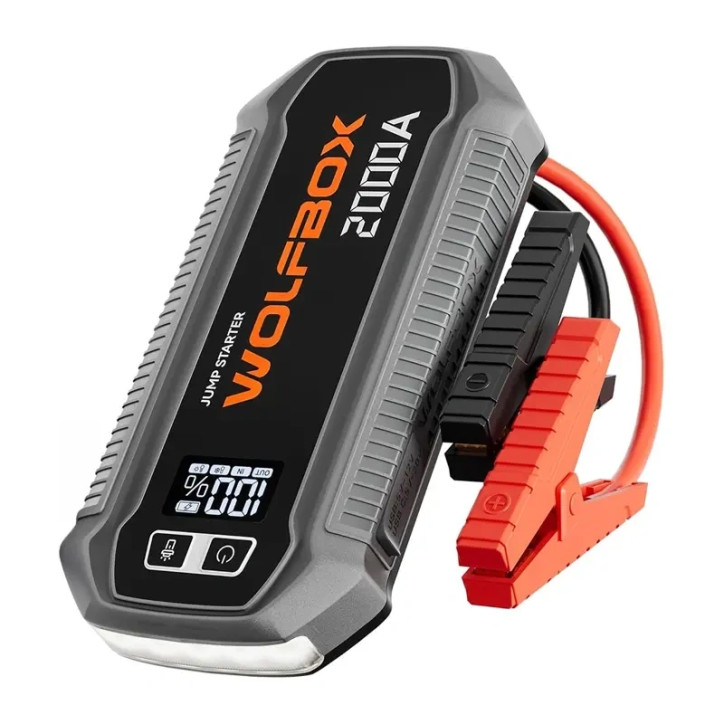 Wolfbox MegaVolt 12 Avviatore di Emergenza 16000mAh 2000A Wolfbox MegaVolt 12 Avviatore di Emergenza 16000mAh 2000A