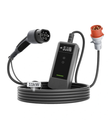 Caricatore portatile per auto elettrica dé 11kW cavo 15m