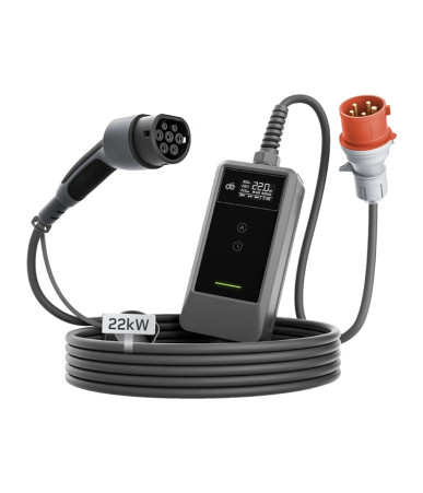 Cavo Caricatore Auto Elettrica Portatile dé 22kW 10m Tipo 2