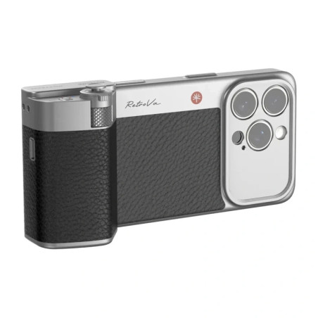 PGYTECH RetroVa Grip Kit per iPhone 16 Pro