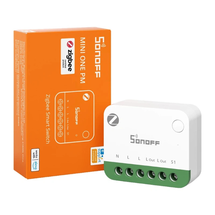 Interruttore Smart Sonoff MINI ONE PM Zigbee 16A Interruttore Smart Sonoff MINI ONE PM Zigbee 16A