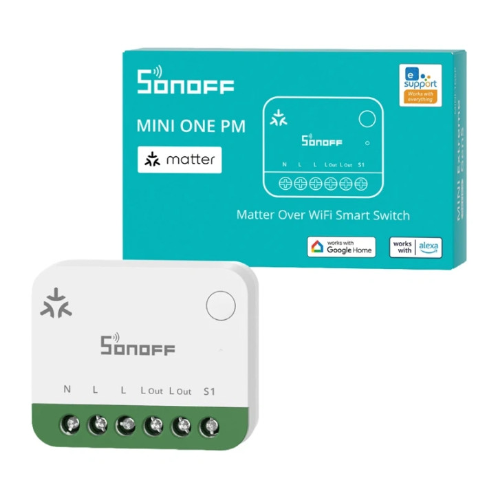 Interruttore Smart Sonoff MINI ONE Wi-Fi Interruttore Smart Sonoff MINI ONE Wi-Fi