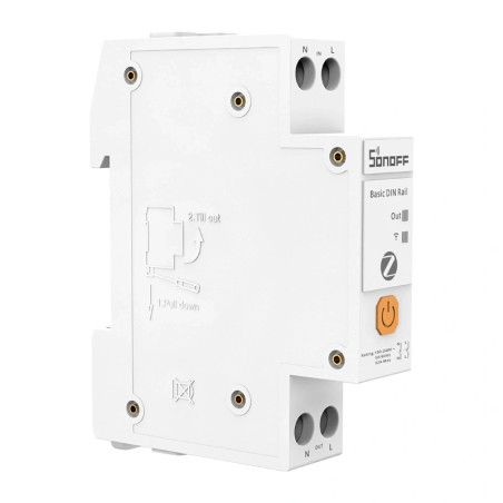 Interruttore Smart Sonoff BASIC-ZB1GSP ZigBee per Din Rail 32A