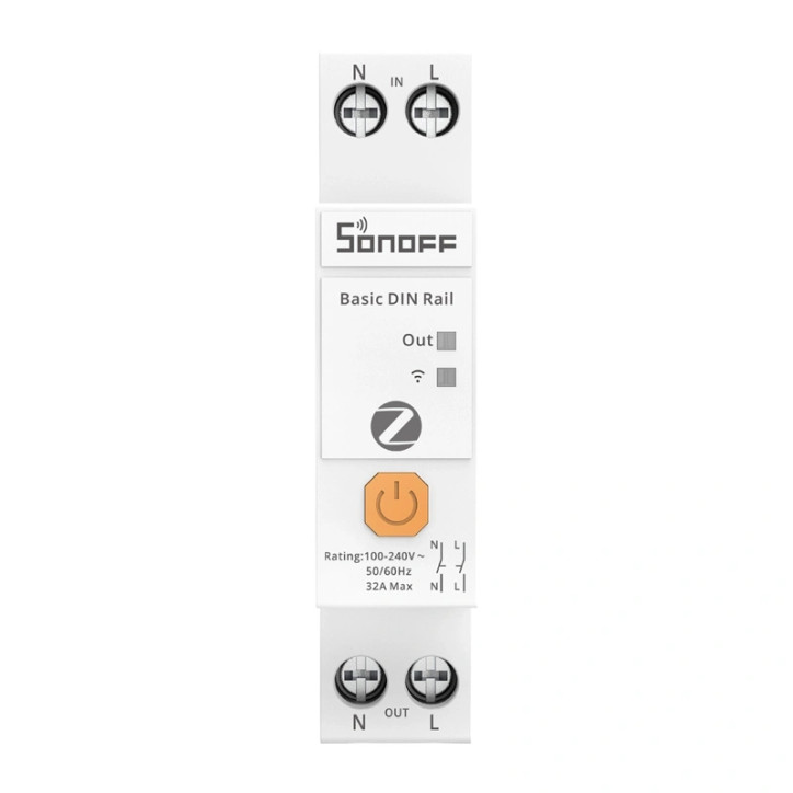 Interruttore Smart Sonoff BASIC-ZB1GSP ZigBee per Din Rail 32A Interruttore Smart Sonoff BASIC-ZB1GSP ZigBee per Din Rail 32A