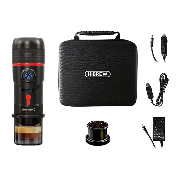 HiBREW H4-premium Caffettiera Portatile 3-in-1 80W con Custodia HiBREW H4-premium Caffettiera Portatile 3-in-1 80W con Custodia