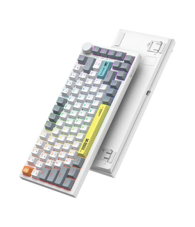 ONIKUMA G52 Tastiera Meccanica Gaming 82 Tasti RGB (Nero)