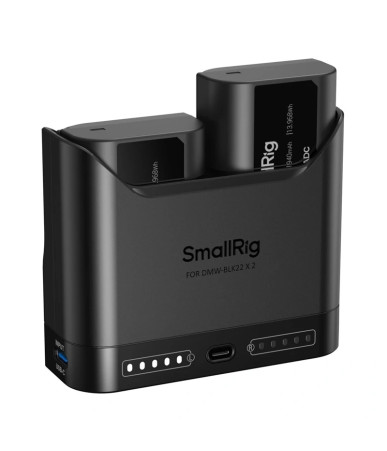 Kit batterie SmallRig DMW-BLK22 per Panasonic Lumix con caricabatterie