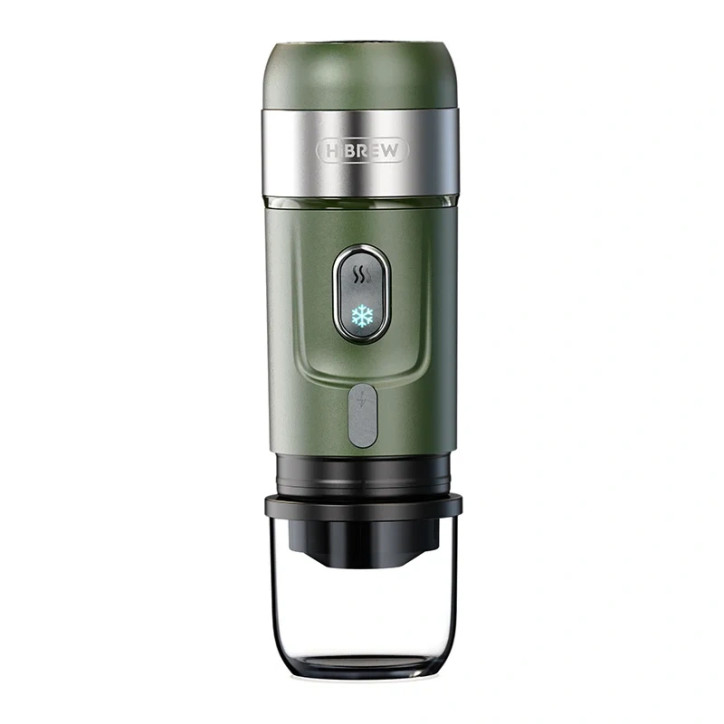 Macchina da caffè portatile 3-in-1 con custodia HiBREW H4B_GN