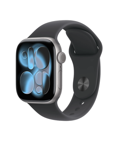 Apple Watch Series 11 GPS 42mm Grigio Siderale Alluminio con Cinturino Sport Nero M/L