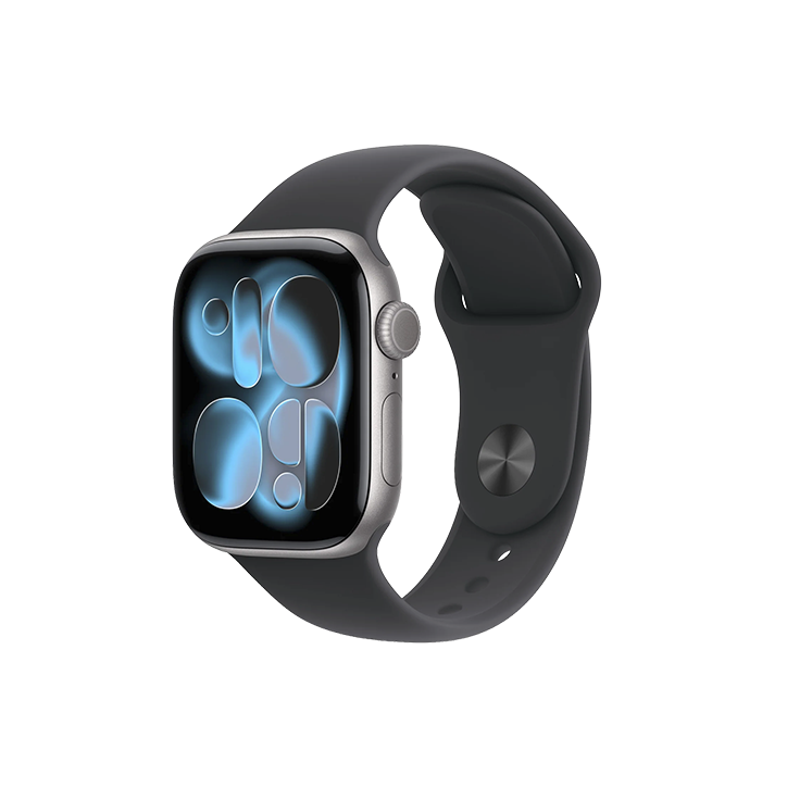 Watch Apple Watch Series 11 (2025) GPS 42mm Space Grey Aluminium Case with Black Sport Band M/L - Grey 