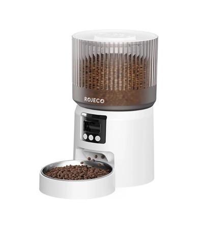 Rojeco Distributore Cibo Smart 4L con Videocamera 1080P