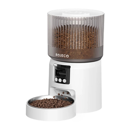 Rojeco Distributore Cibo Smart 4L con Videocamera 1080P