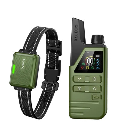 Rojeco DOG800 Guinzaglio per Addestramento Cani Verde