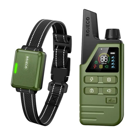 Rojeco DOG800 Guinzaglio per Addestramento Cani Verde
