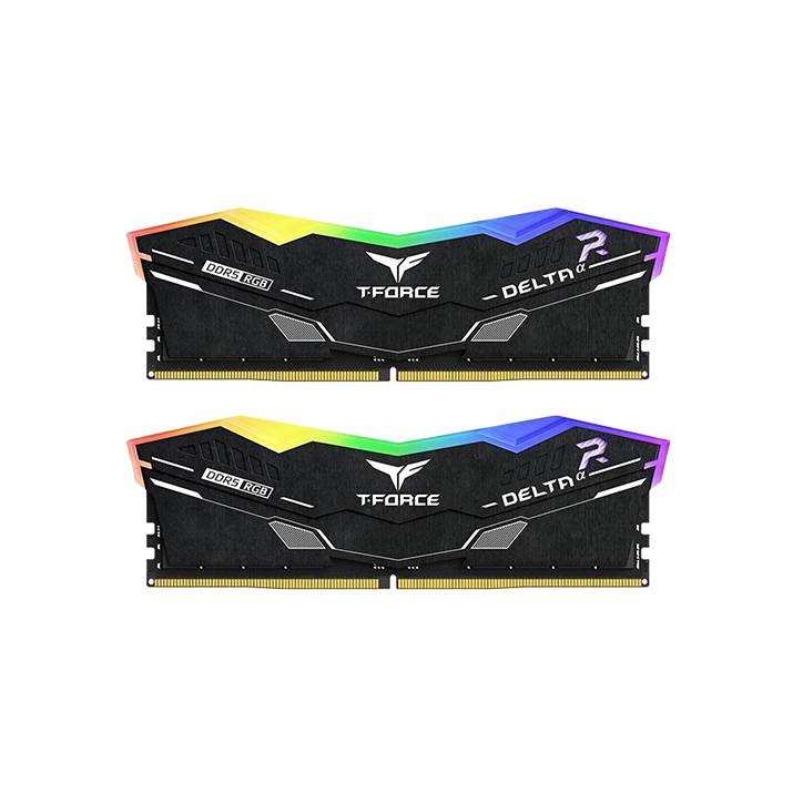 RAM TeamGroup T-Force Delta DIMM 32GB Dual-Kit DDR5-6000 CL30 - RGB Nero