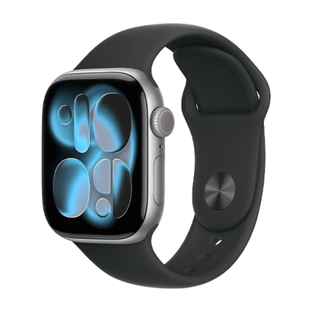 Apple Watch Series 11 GPS 42mm Grigio Siderale Alluminio Nero Sport M/L